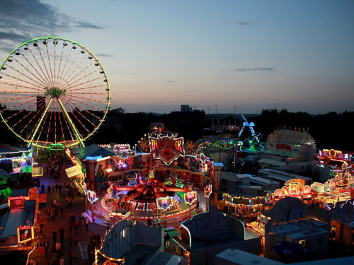 Hofer Volksfest 2017 bei Nacht – Foto 14