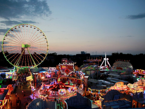 Hofer Volksfest 2017 bei Nacht – Foto 15