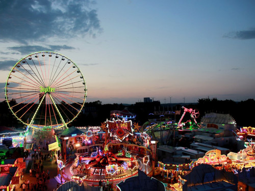 Hofer Volksfest 2017 bei Nacht – Foto 16