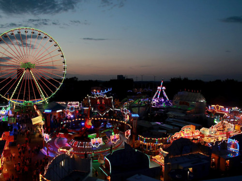 Hofer Volksfest 2017 bei Nacht – Foto 19