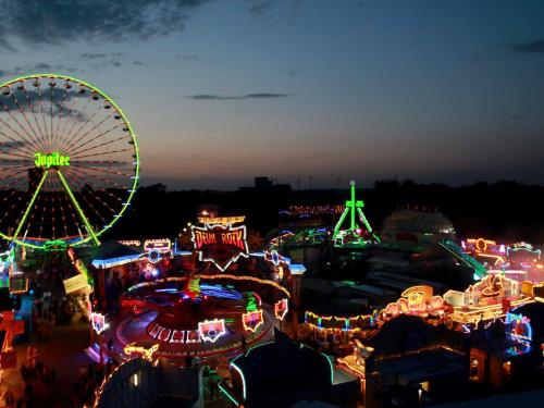 Hofer Volksfest 2017 bei Nacht – Foto 21