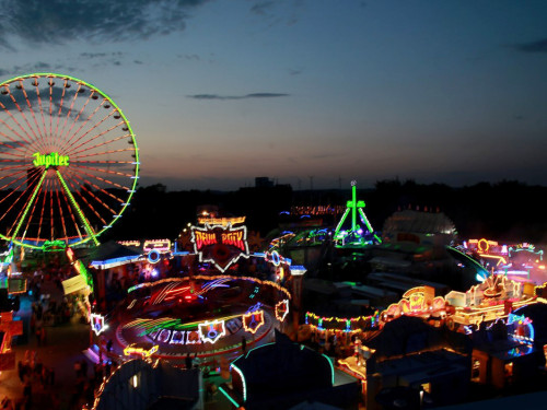 Hofer Volksfest 2017 bei Nacht – Foto 22