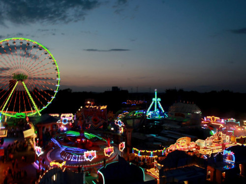 Hofer Volksfest 2017 bei Nacht – Foto 23