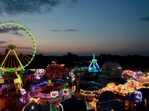 Hofer Volksfest 2017 bei Nacht – Foto 24