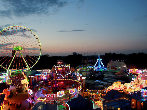 Hofer Volksfest 2017 bei Nacht – Foto 25