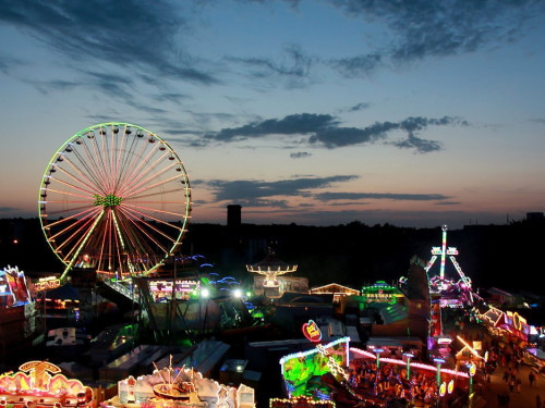 Hofer Volksfest 2017 bei Nacht – Foto 26