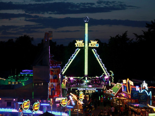 Hofer Volksfest 2017 bei Nacht – Foto 27