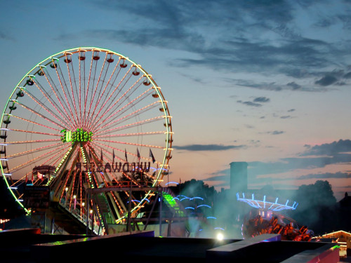 Hofer Volksfest 2017 bei Nacht – Foto 28