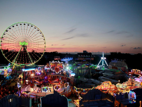 Hofer Volksfest 2017 bei Nacht – Foto 16