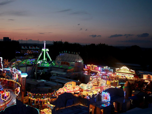 Hofer Volksfest 2017 bei Nacht – Foto 18