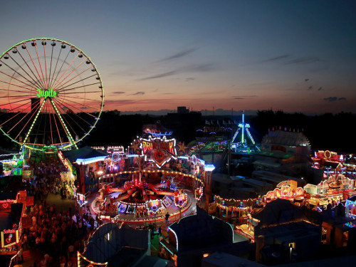 Hofer Volksfest 2017 bei Nacht – Foto 20