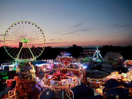 Hofer Volksfest 2017 bei Nacht – Foto 24