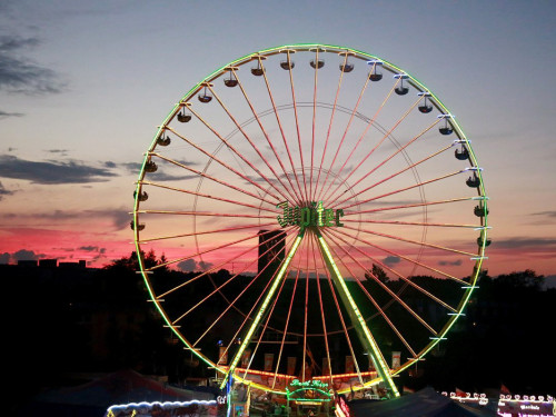 Hofer Volksfest 2017 bei Nacht – Foto 26
