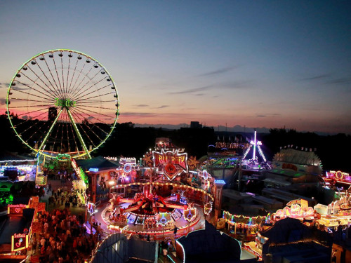 Hofer Volksfest 2017 bei Nacht – Foto 27