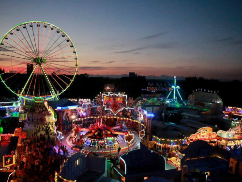 Hofer Volksfest 2017 bei Nacht – Foto 28
