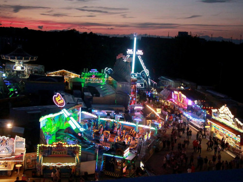 Hofer Volksfest 2017 bei Nacht – Foto 29