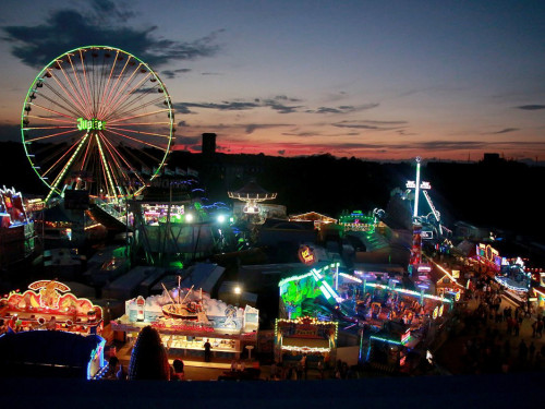 Hofer Volksfest 2017 bei Nacht – Foto 30