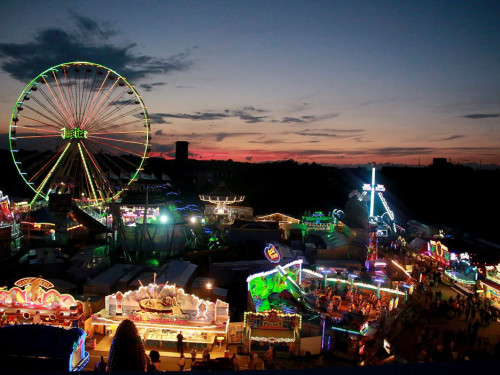 Hofer Volksfest 2017 bei Nacht – Foto 31