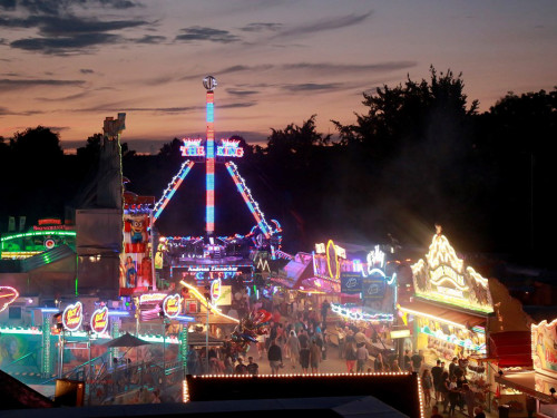Hofer Volksfest 2017 bei Nacht – Foto 33