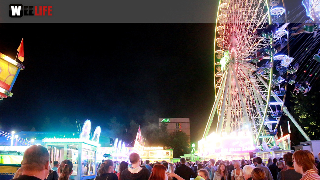 Abschlussfeuerwerk Hofer Volksfest 2017
