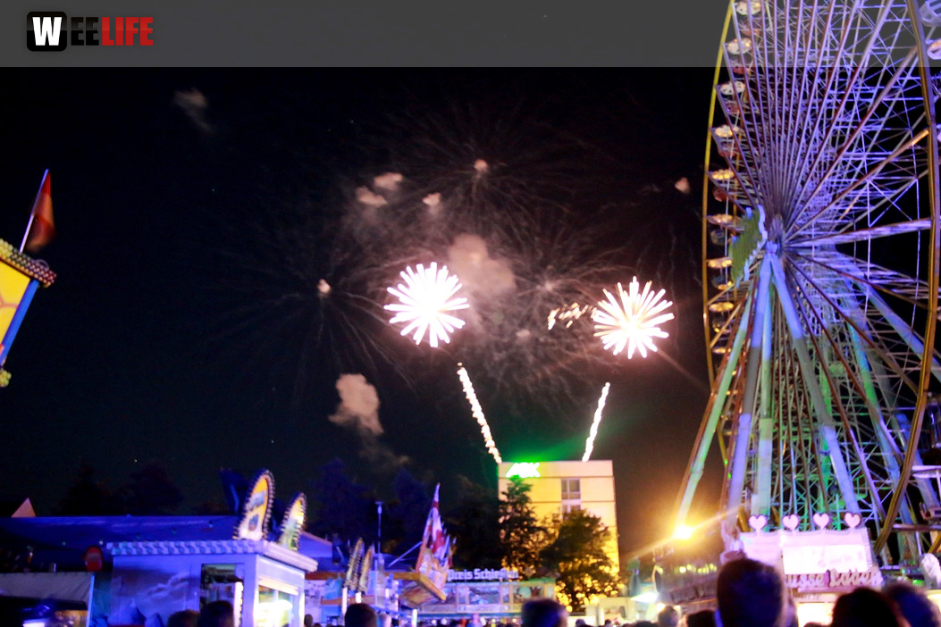 Abschlussfeuerwerk Hofer Volksfest 2017