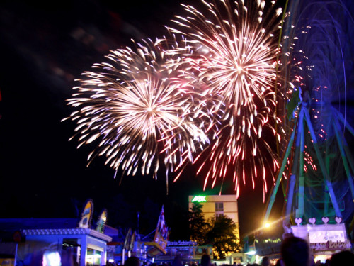 Abschlussfeuerwerk Hofer Volksfest 2017 – Foto 9
