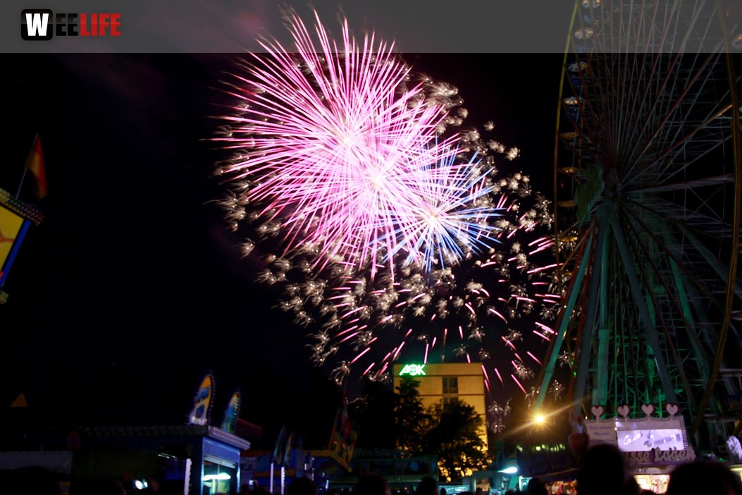 Abschlussfeuerwerk Hofer Volksfest 2017