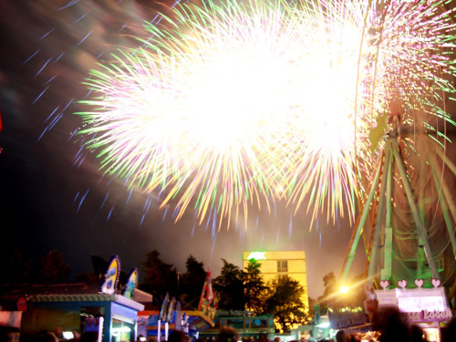 Abschlussfeuerwerk Hofer Volksfest 2017 – Foto 18