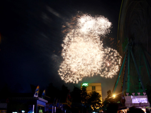 Abschlussfeuerwerk Hofer Volksfest 2017 – Foto 21