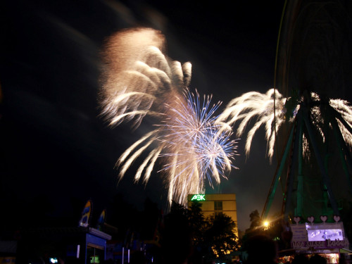 Abschlussfeuerwerk Hofer Volksfest 2017 – Foto 24