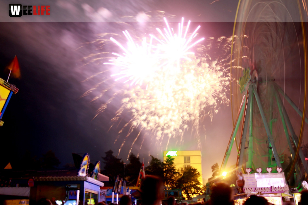 Abschlussfeuerwerk Hofer Volksfest 2017