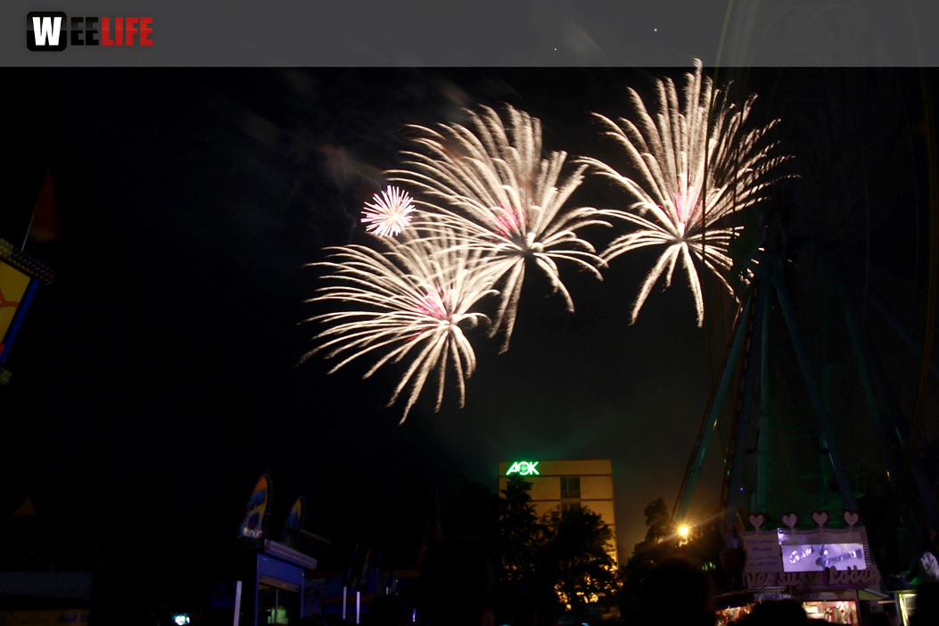 Abschlussfeuerwerk Hofer Volksfest 2017