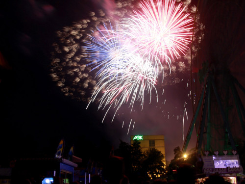 Abschlussfeuerwerk Hofer Volksfest 2017 – Foto 33