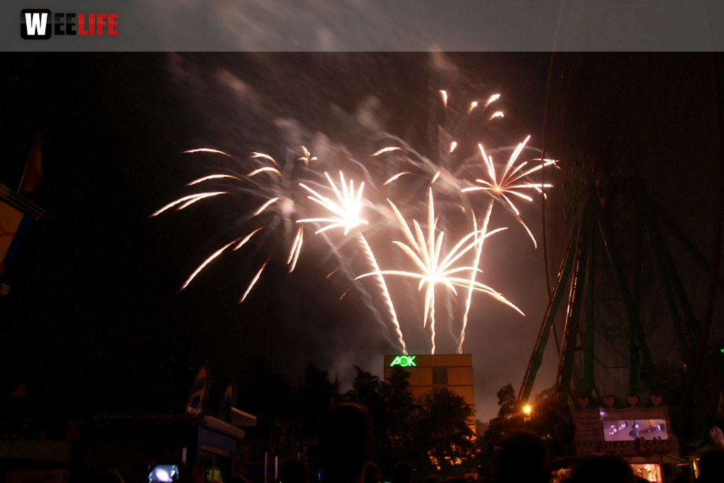 Abschlussfeuerwerk Hofer Volksfest 2017
