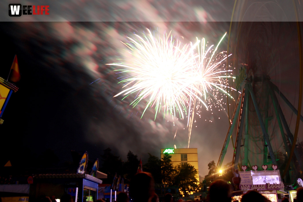 Abschlussfeuerwerk Hofer Volksfest 2017