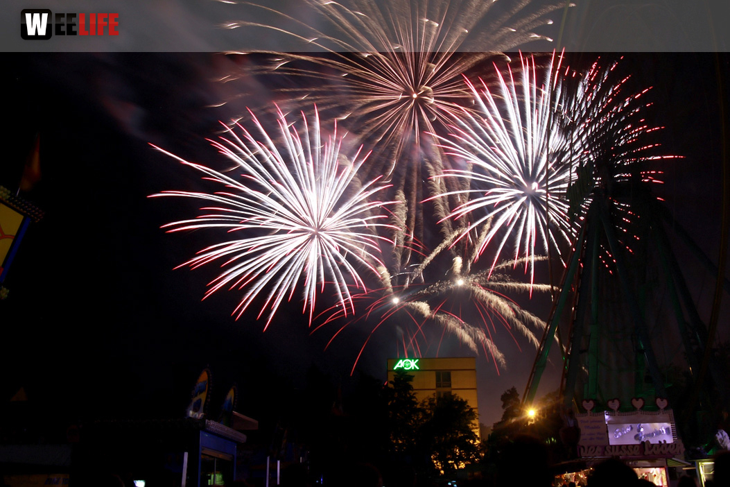 Abschlussfeuerwerk Hofer Volksfest 2017