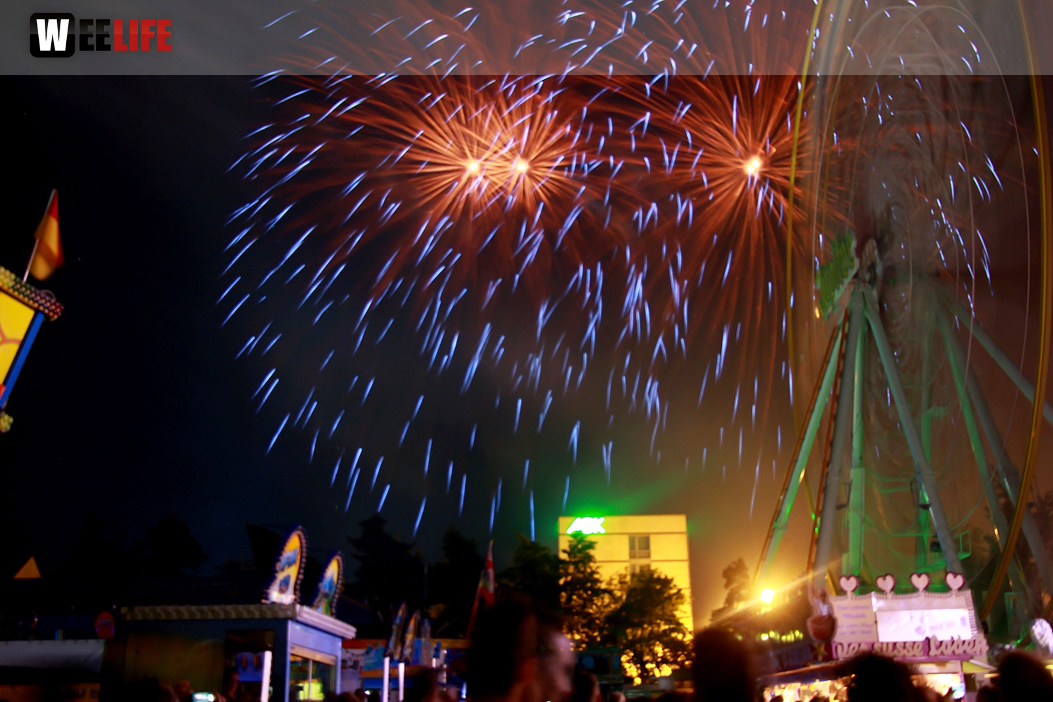 Abschlussfeuerwerk Hofer Volksfest 2017