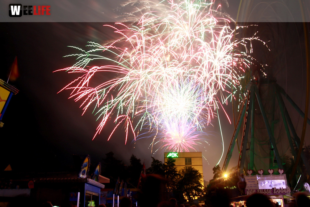 Abschlussfeuerwerk Hofer Volksfest 2017
