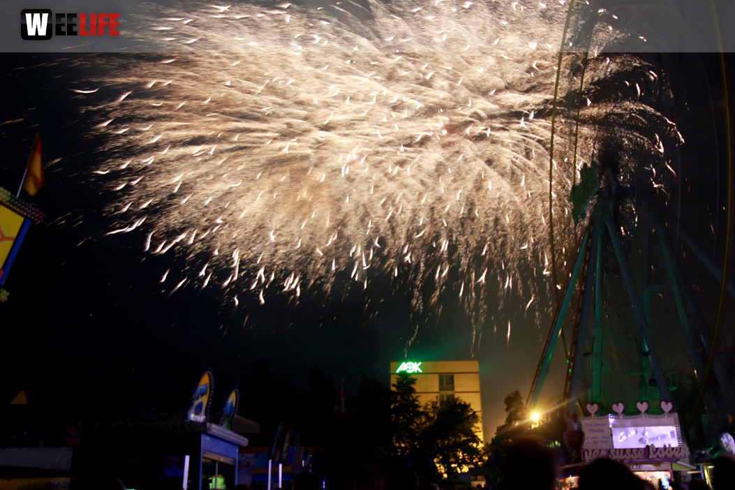Abschlussfeuerwerk Hofer Volksfest 2017