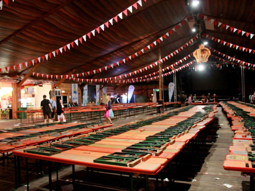 Abbau Zelt Hofer Volksfest 2017 – Foto 5