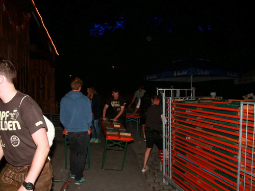 Abbau Zelt Hofer Volksfest 2017 – Foto 8
