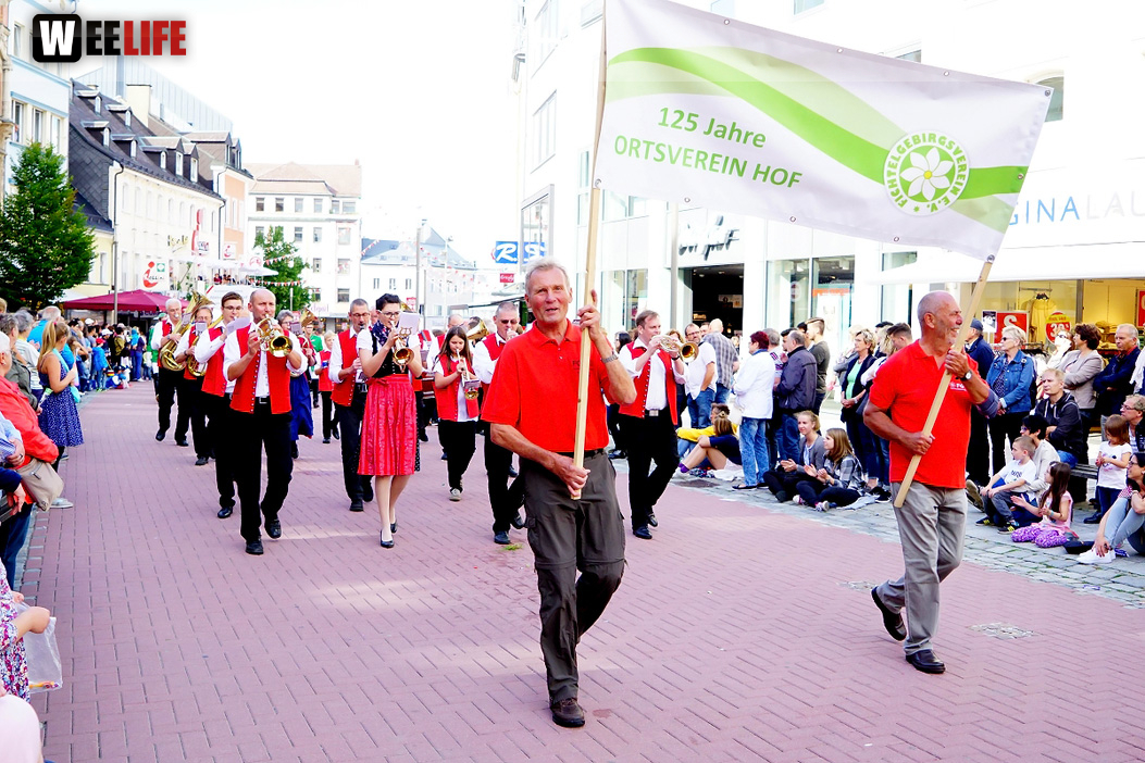 Volksfestumzug  Hofer Volksfest 2017 28.7.17