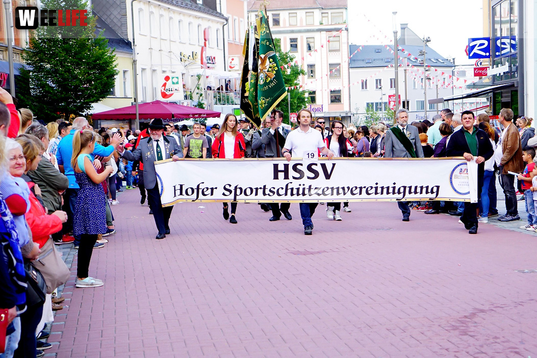 Volksfestumzug  Hofer Volksfest 2017 28.7.17