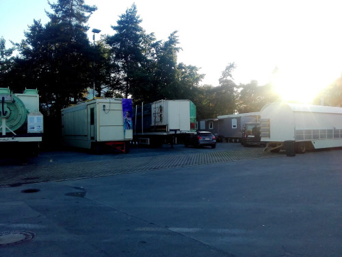 Abbau Hofer Volksfest – Foto 16