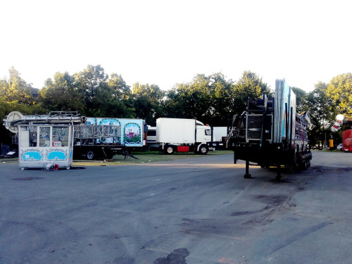 Abbau Hofer Volksfest – Foto 19