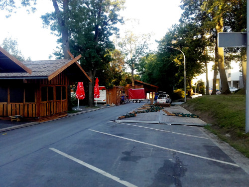 Abbau Hofer Volksfest – Foto 28