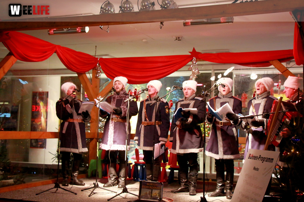 Hofer Weihnachtsmarkt 2017 Eischnitzer Kosaken-Chor