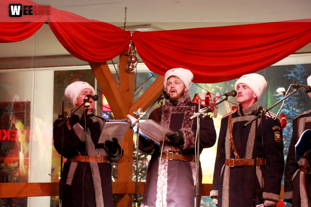 Hofer Weihnachtsmarkt 2017 Eischnitzer Kosaken-Chor