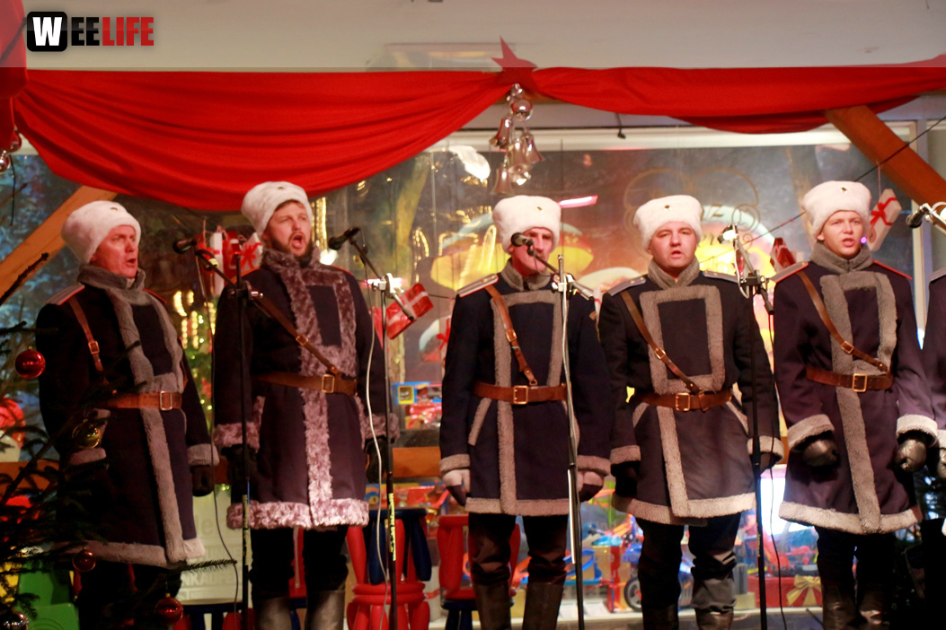 Hofer Weihnachtsmarkt 2017 Eischnitzer Kosaken-Chor