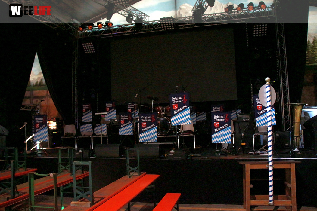 Volksfest Aufbau 26.7.2018